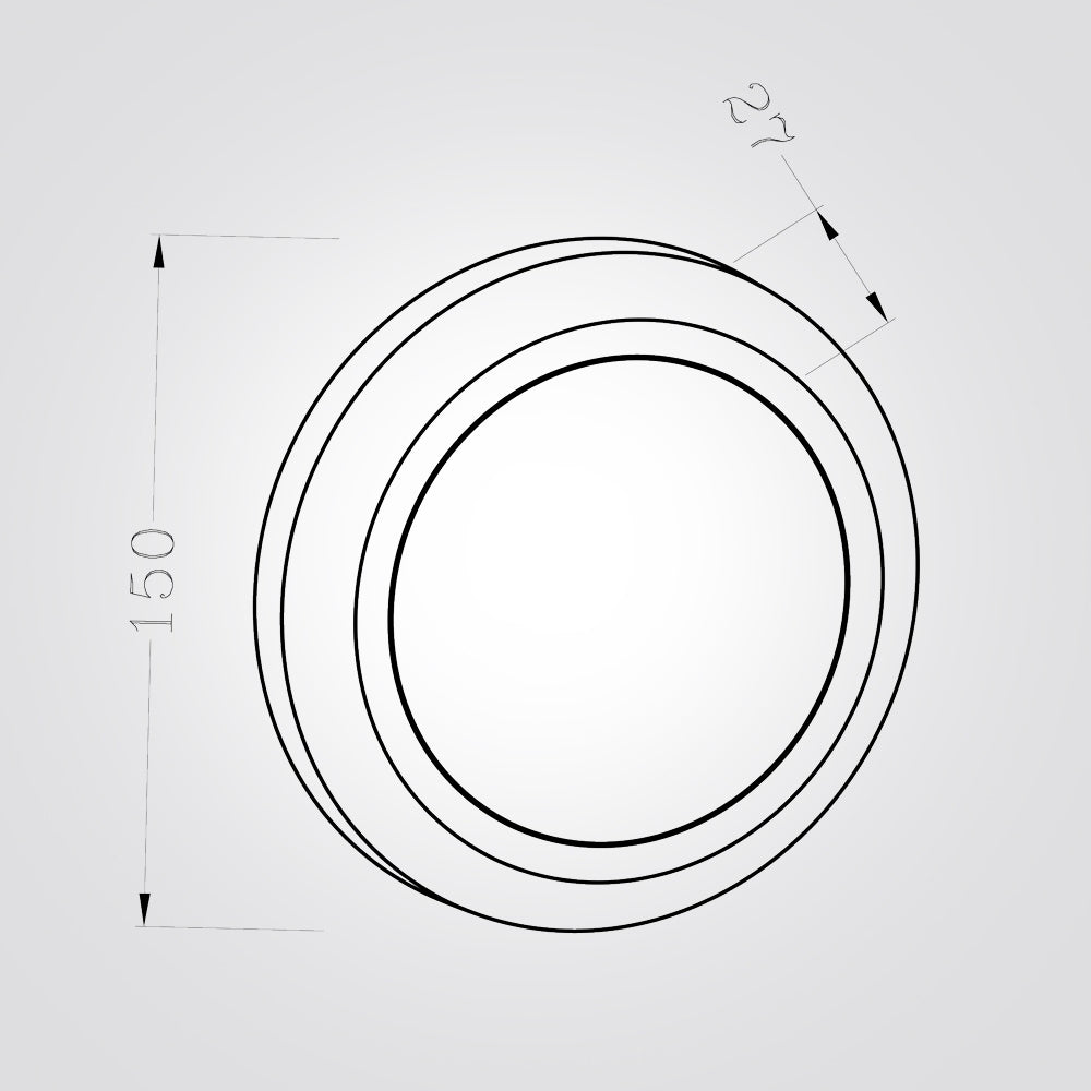 מנורת קיר חומה עגול 3W| CCT| IP65| שחור| לבן| אפור