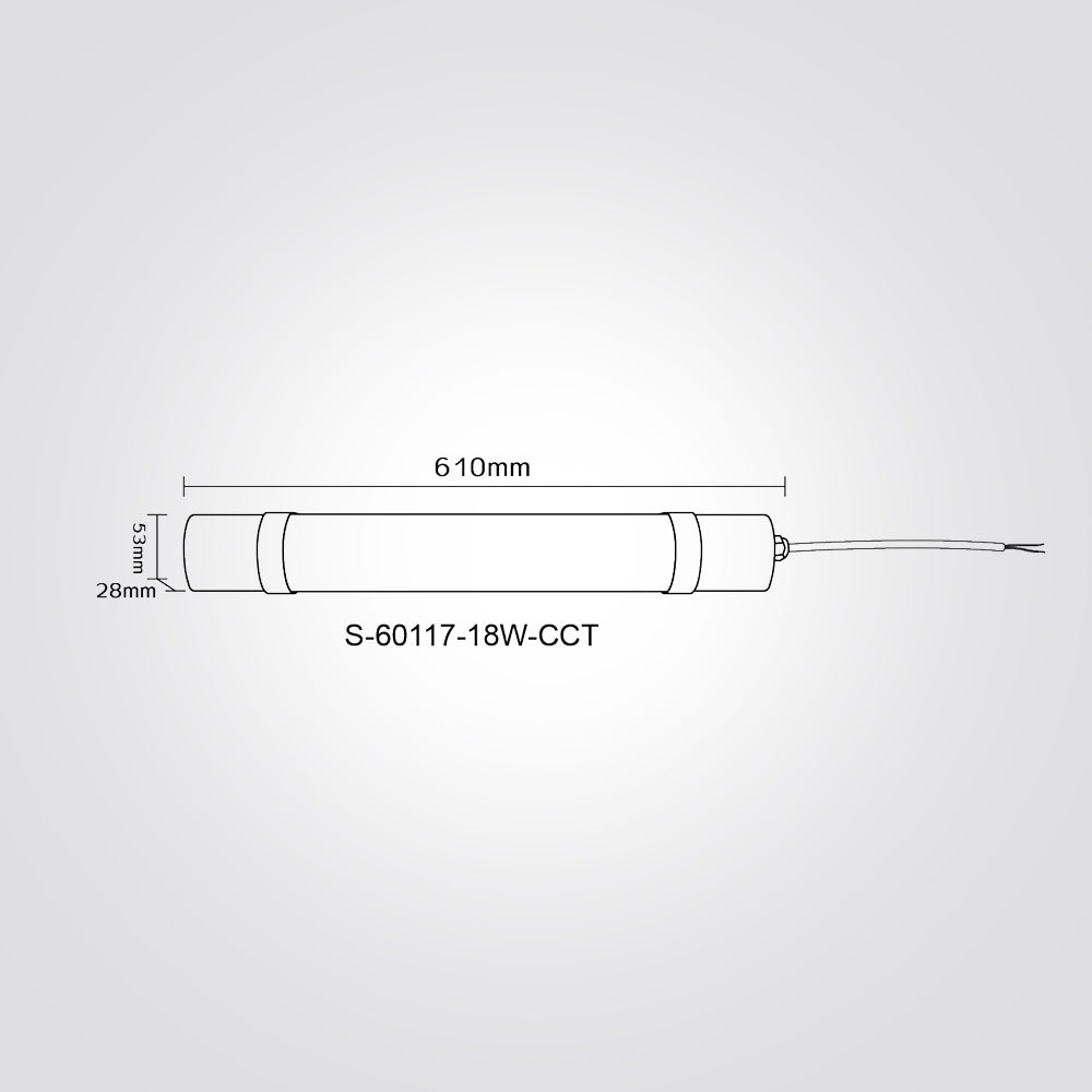 פס לד מוגן מים לינקולן IP65|CCT
