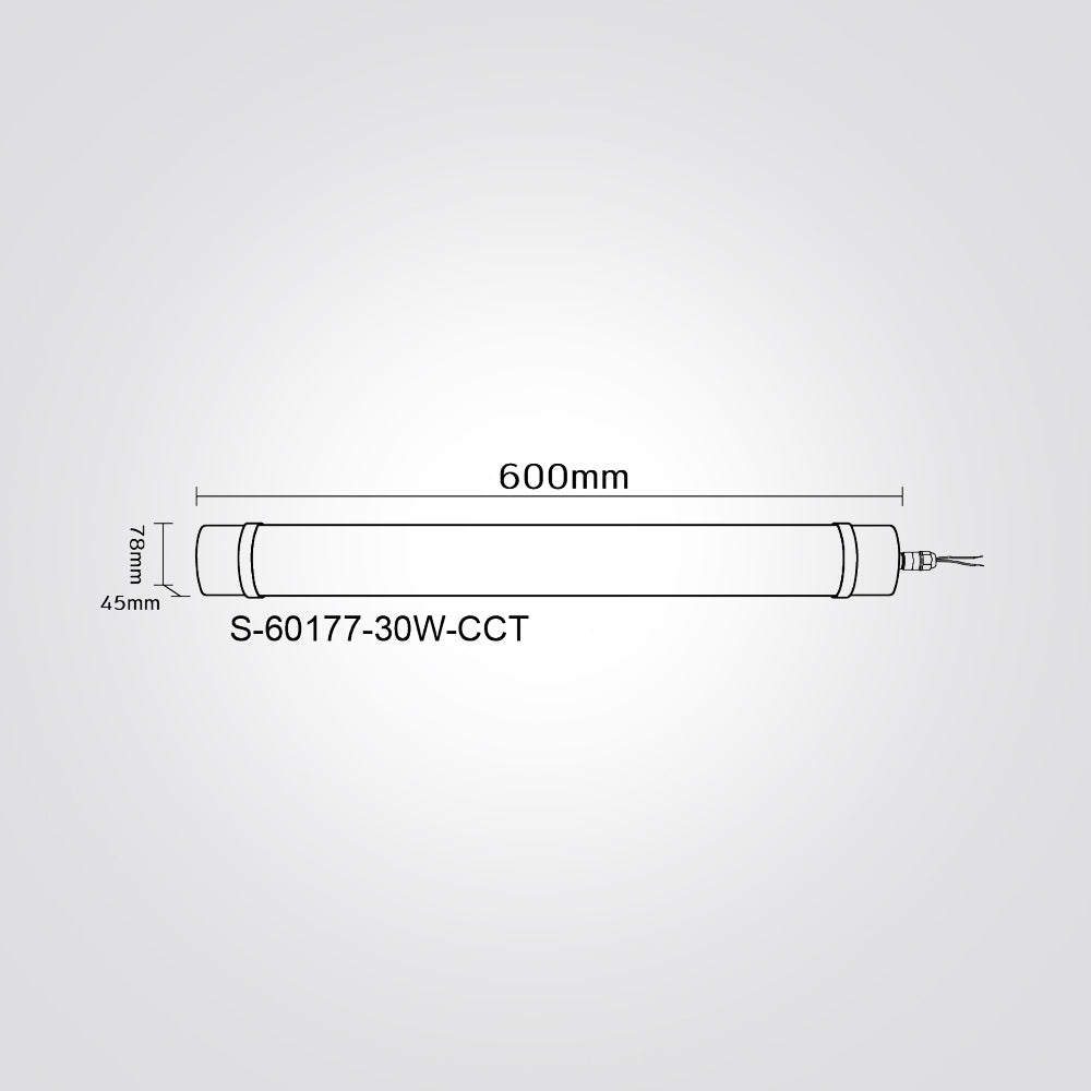 פס לד מוגן מים לינקולן IP65|CCT