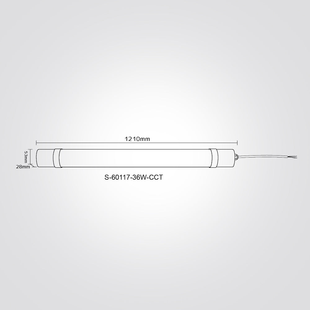 פס לד מוגן מים לינקולן IP65|CCT
