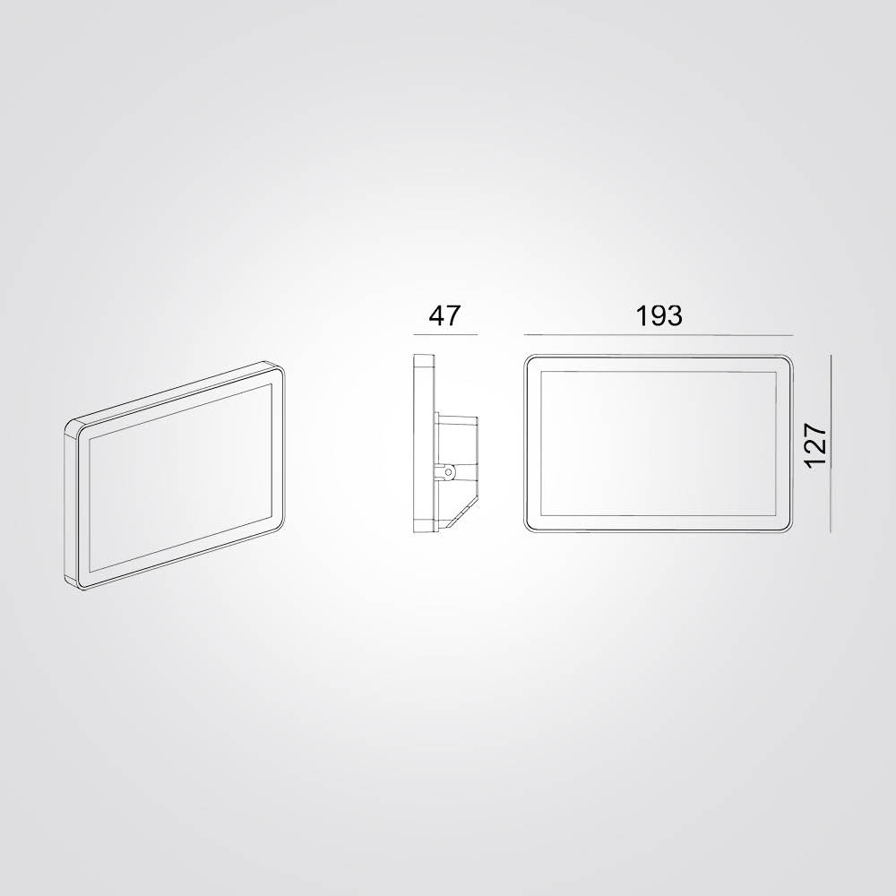 מנורת קיר חוץ סוד 15W| שחור| לבן| אפור