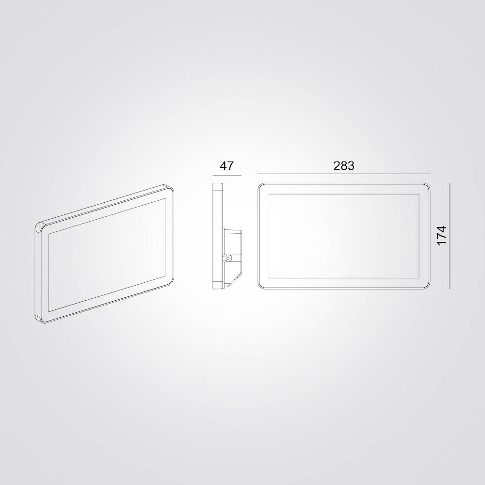 מנורת קיר חוץ סוד 30W| שחור| לבן| אפור