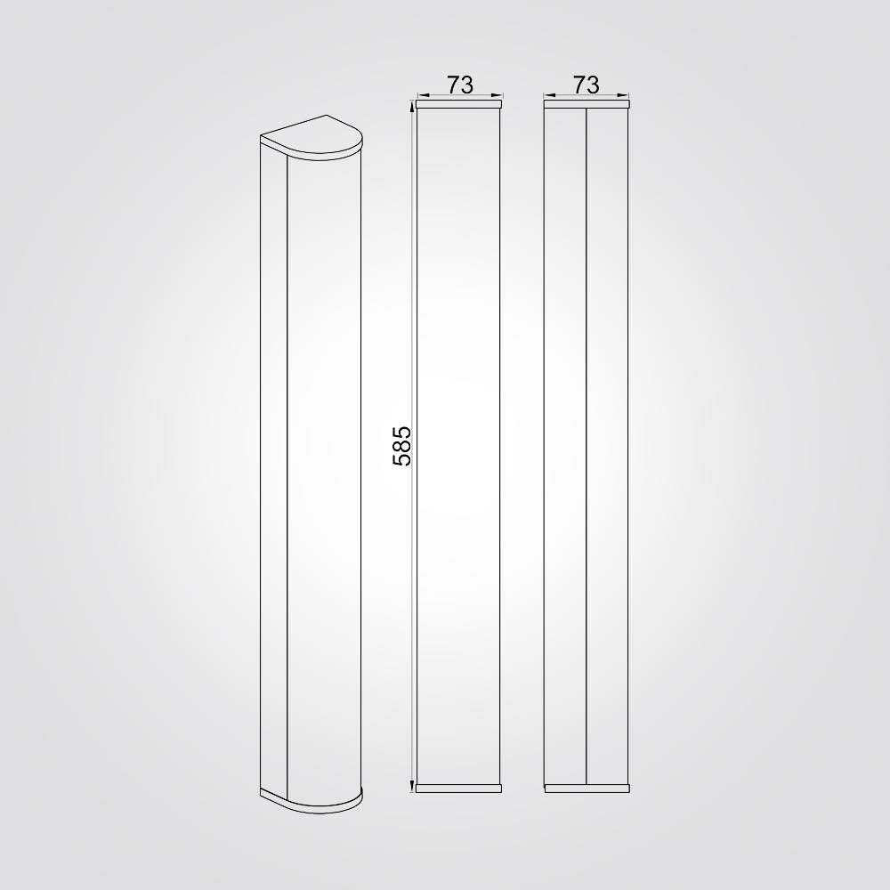 מנורת קיר חוץ אנקלייב 20W| IP54