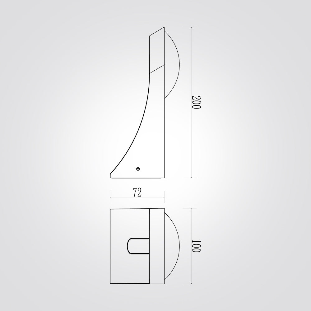 מנורת קיר גינה חוץ שנאידר דגם| C