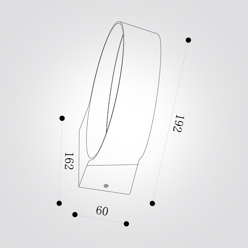 מנורת קיר חוץ גינה נבטים דגם| B
