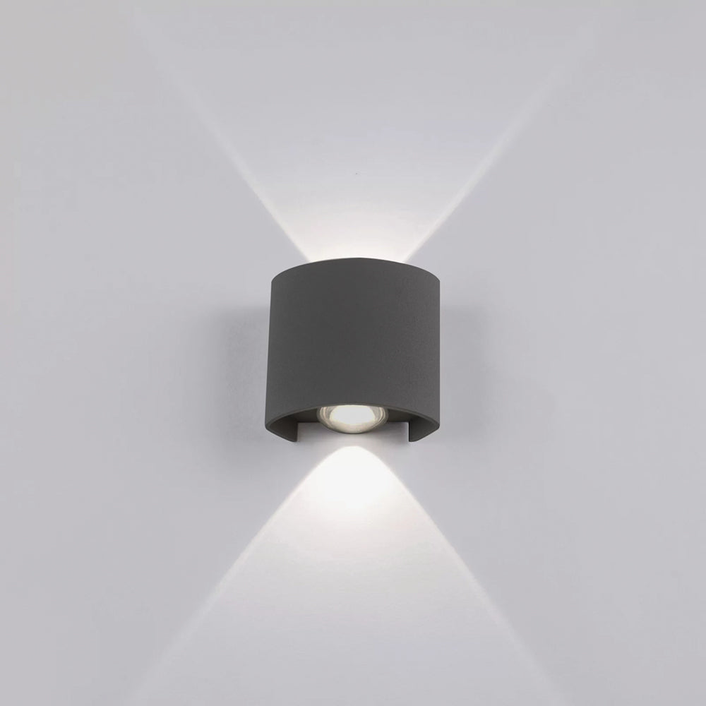 מנורת קיר גינה חוץ אפ דאון רעים 2 עדשות