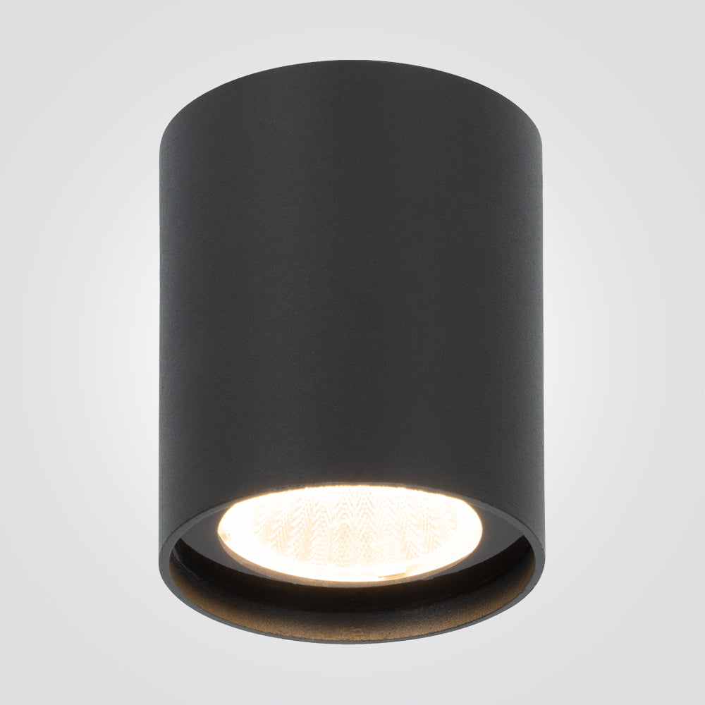 צמוד תקרה צילינדר חוץ מוגן מים ג'ונאס 7W|שחור| לבן