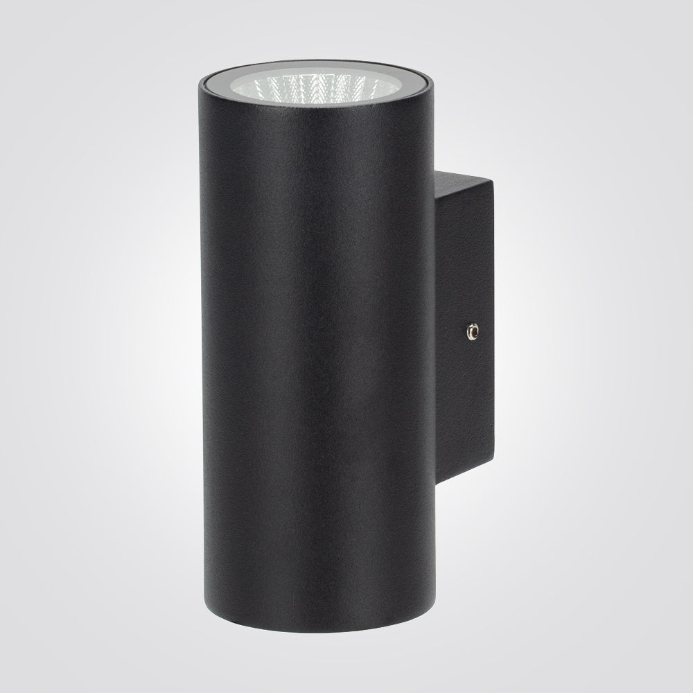 מנורת קיר חוץ אפ דאון ג'ונסון 2X6W| שחור| לבן| IP65