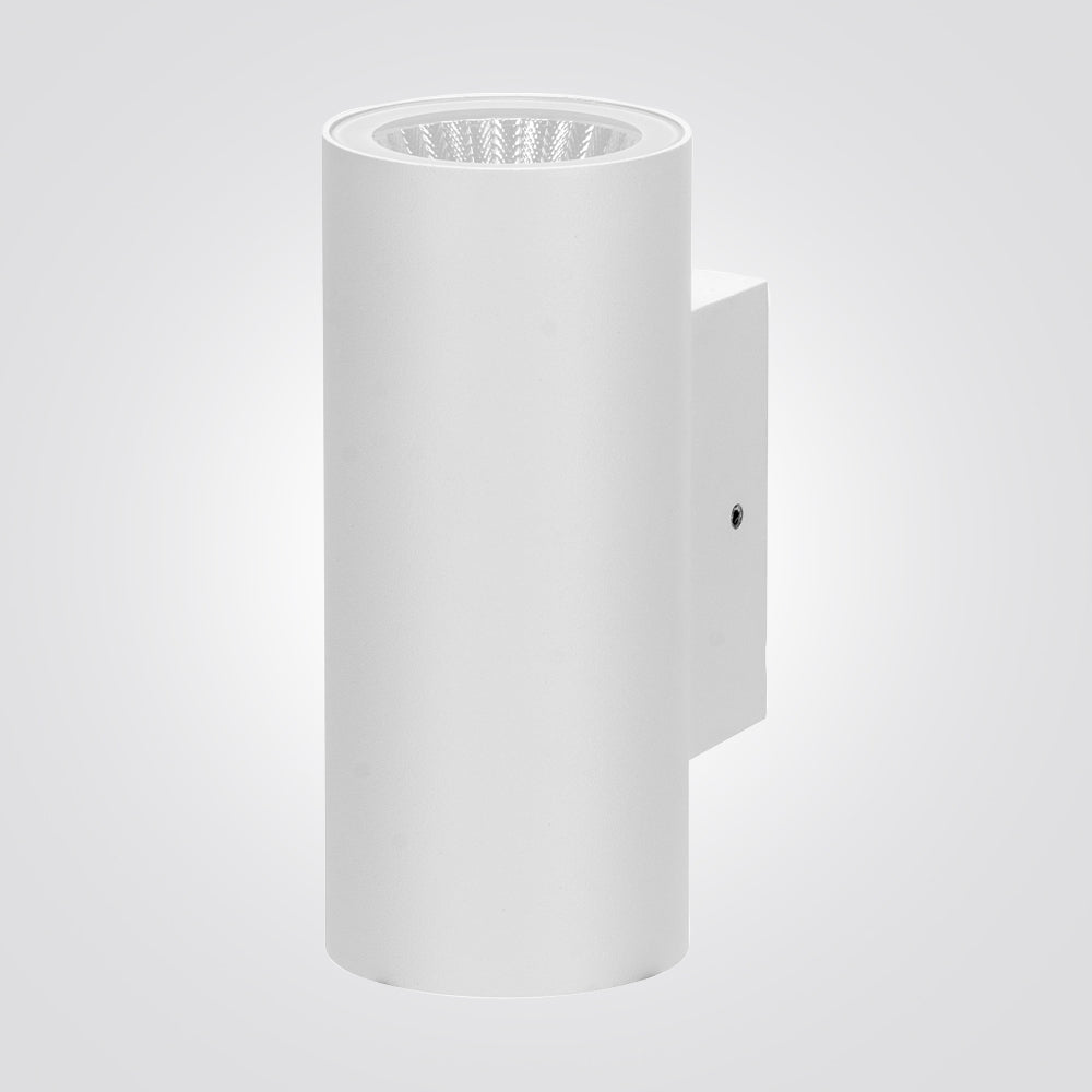 מנורת קיר חוץ אפ דאון ג'ונסון 2X6W| שחור| לבן| IP65