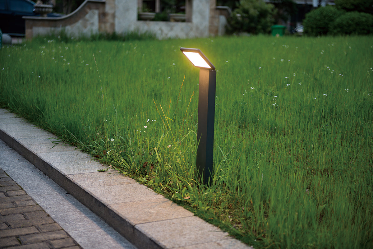 עומד תאורה חוץ גינה ריביירה 19W| שחור| אפור| IP65