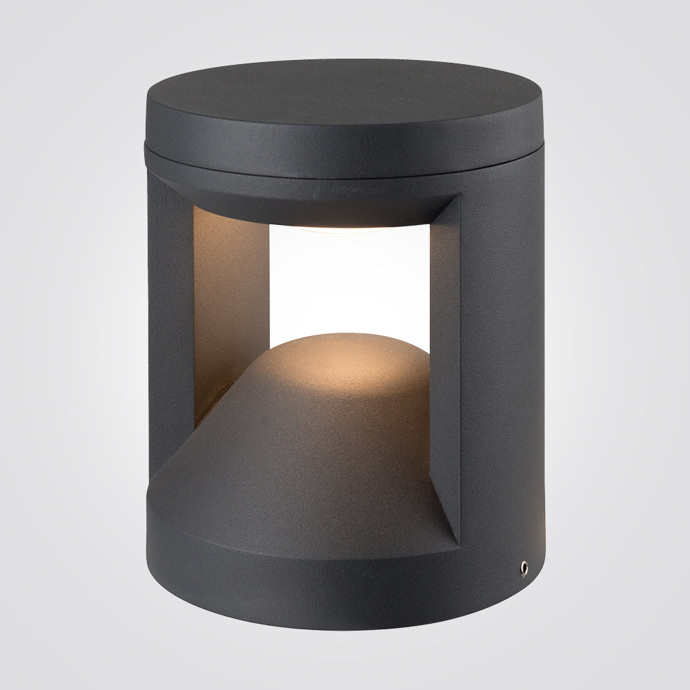 עמוד תאורה חוץ לגינה מעקה לינארדו שחור