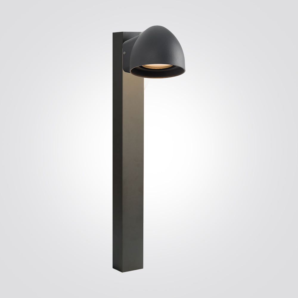 עמוד תאורה חוץ לגינה לוני שחור