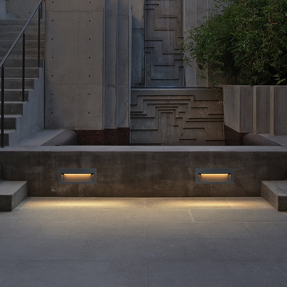 שקוע קיר חוץ שקוע חומה ריגל 4W שחור| אפור כהה|IP65