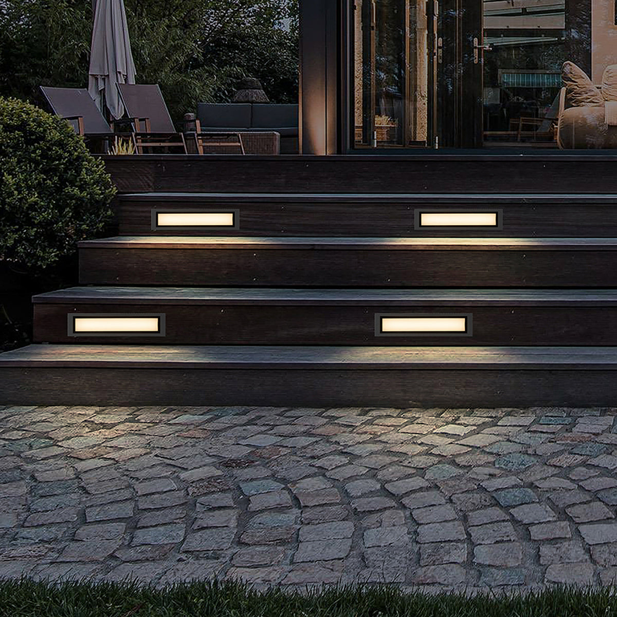 שקוע קיר חוץ שקוע חומה וגוניר 10W שחור| אפור כהה|IP65