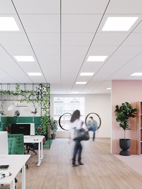 פאנל לד פרבולי לתקרה אקוסטית Fine Line 59.5X59.5| 40W| דרייבר פיליפס