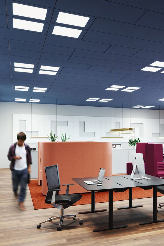 פאנל לד פרבולי לתקרה אקוסטית Fine Line 59.5X59.5| 40W| דרייבר פיליפס