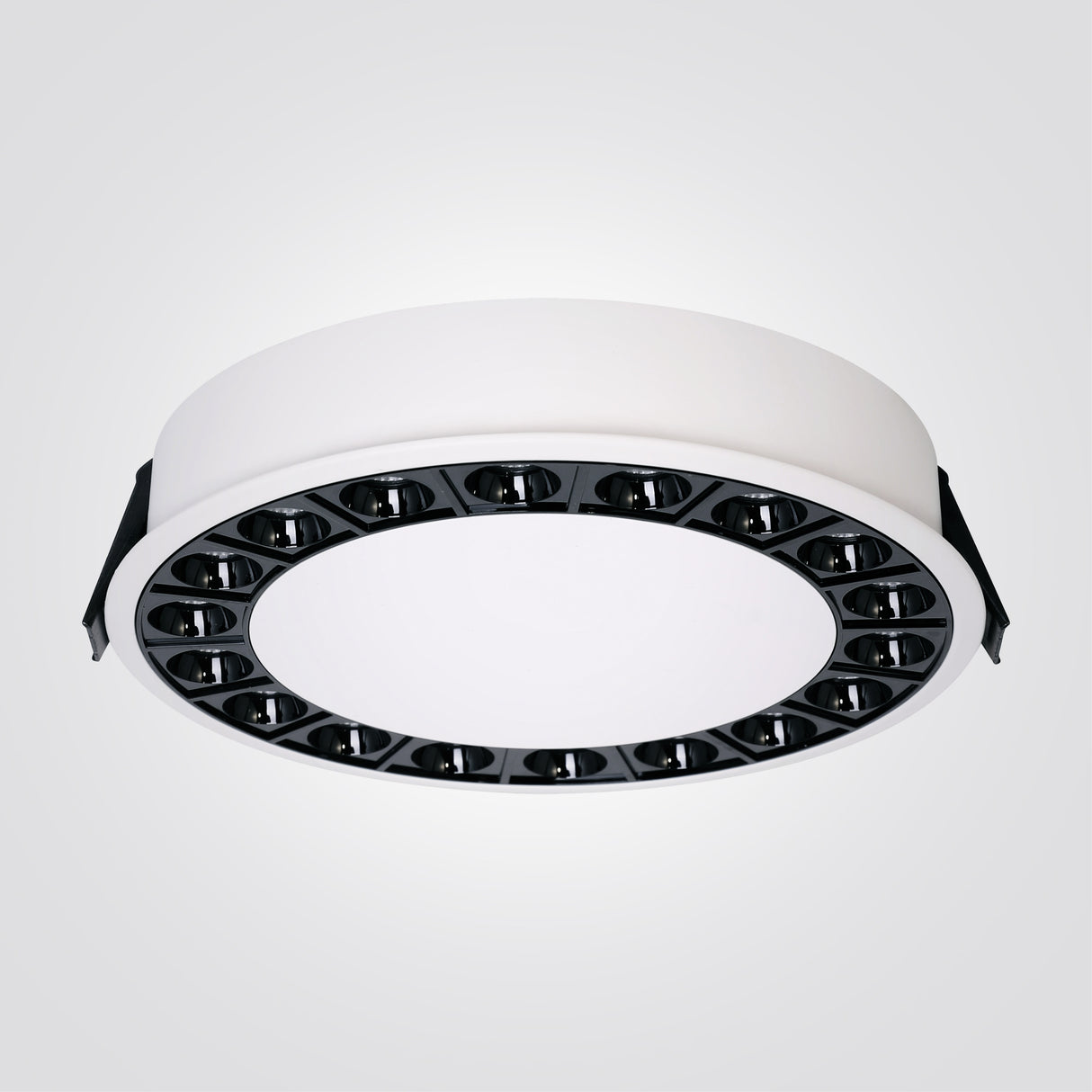 שקוע תקרה צליל עדשות לד 6W| 12W| 18W| 24W| שחור+לבן