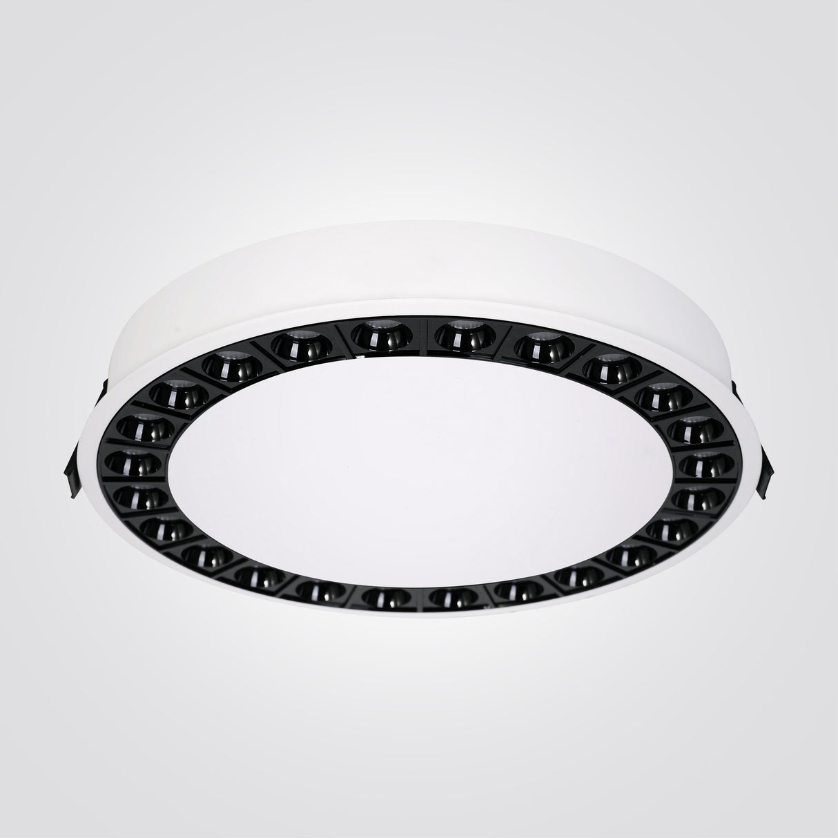 שקוע תקרה צליל עדשות לד 6W| 12W| 18W| 24W| שחור+לבן