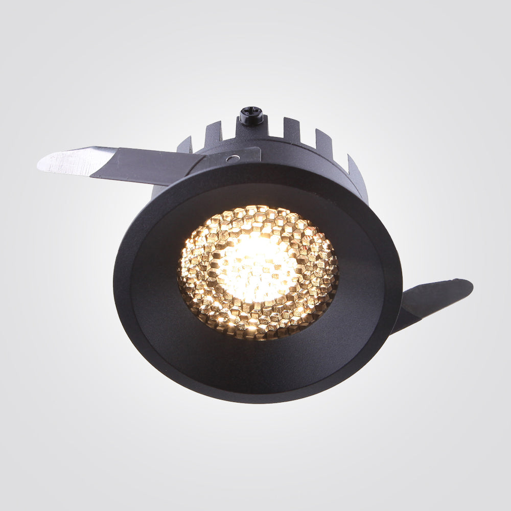 ספוט שקוע תקרה כוורת למניעת סינוור 7W| 3000K| שחור| לבן