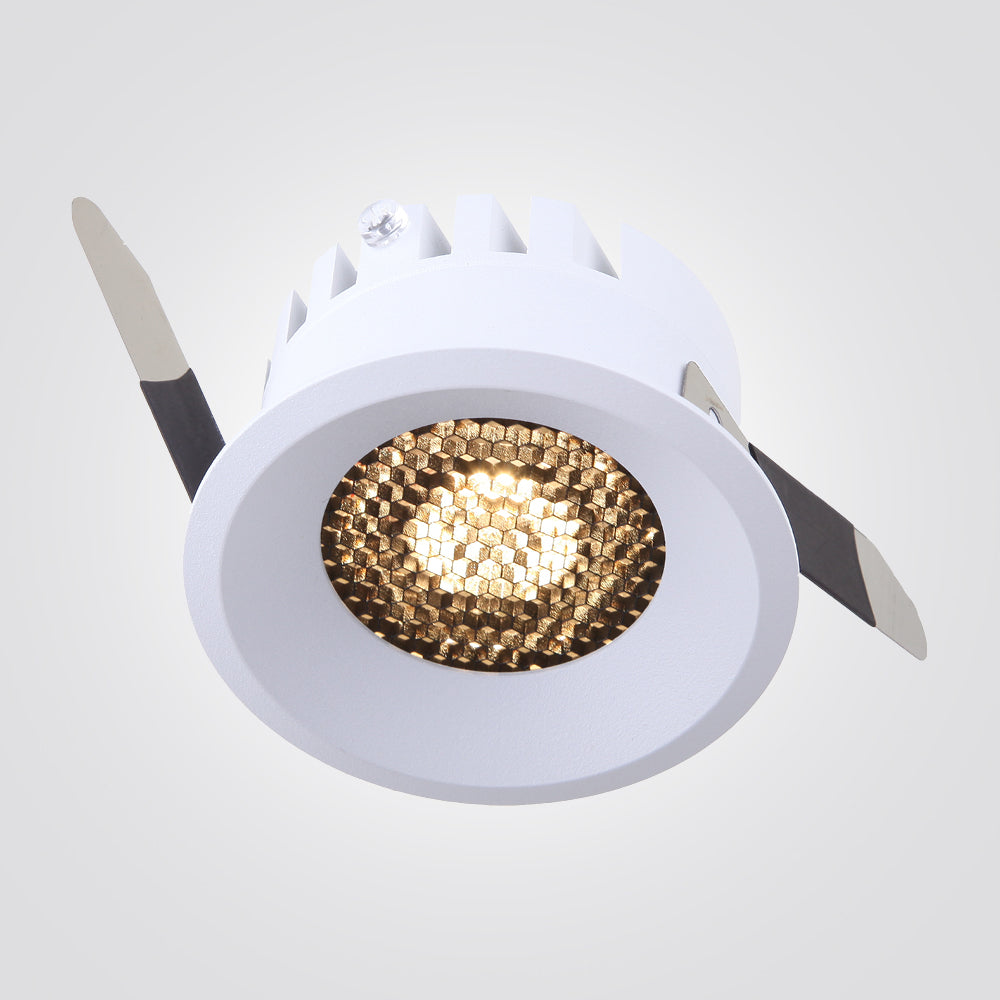 ספוט שקוע תקרה כוורת למניעת סינוור 7W| 3000K| שחור| לבן