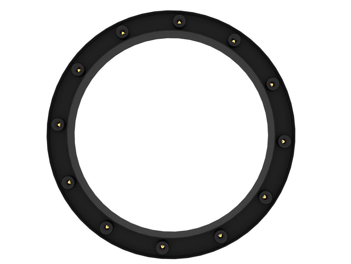 שקוע תקרה רינג טרימלס לד שחור| Ø45| Ø60| Ø90