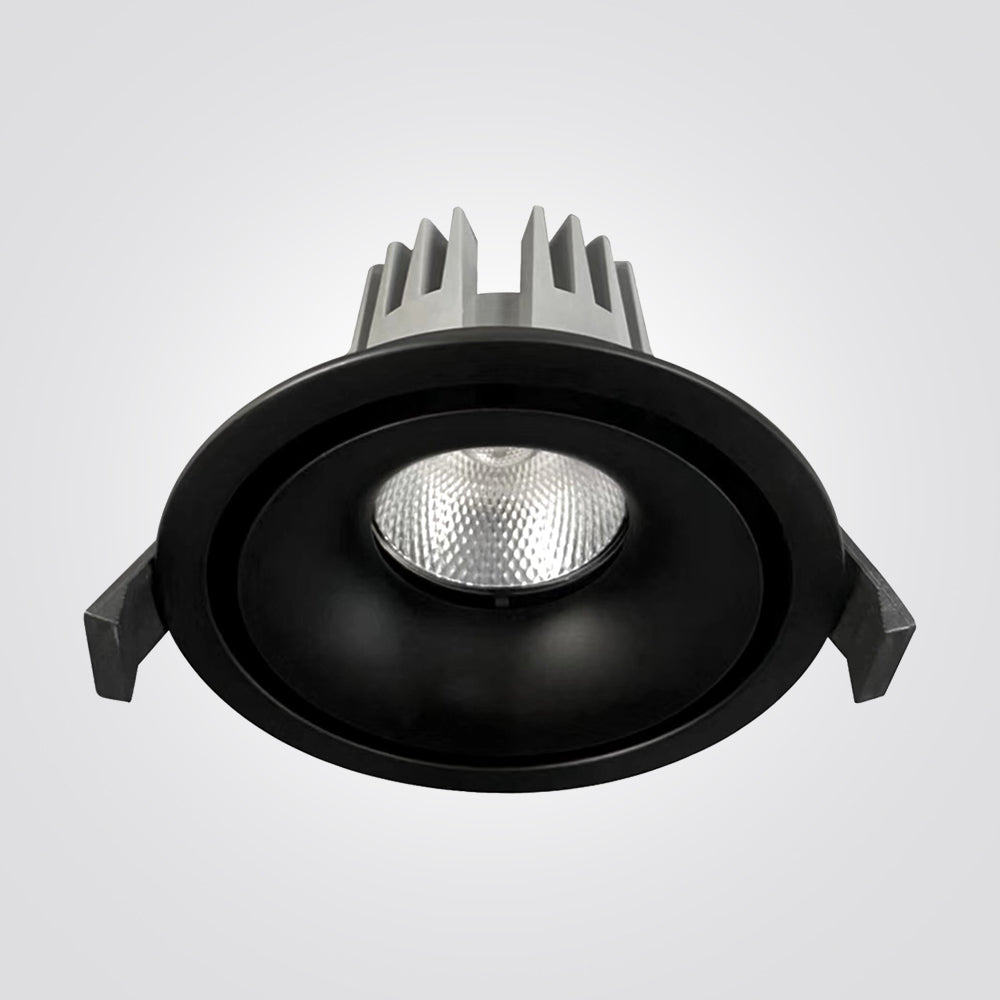 ספוט שקוע תקרה בנצי 12W| 3000K| שחור| לבן