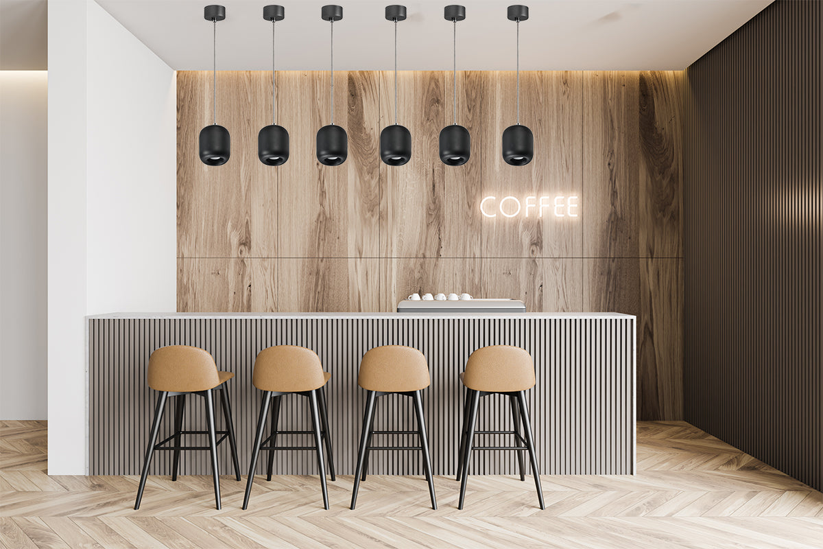 צילינדר תלייה נחמי 10W שחור|לבן