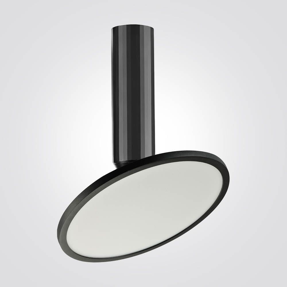 צילינדר לד צמוד תקרה אלון שחור| 18W
