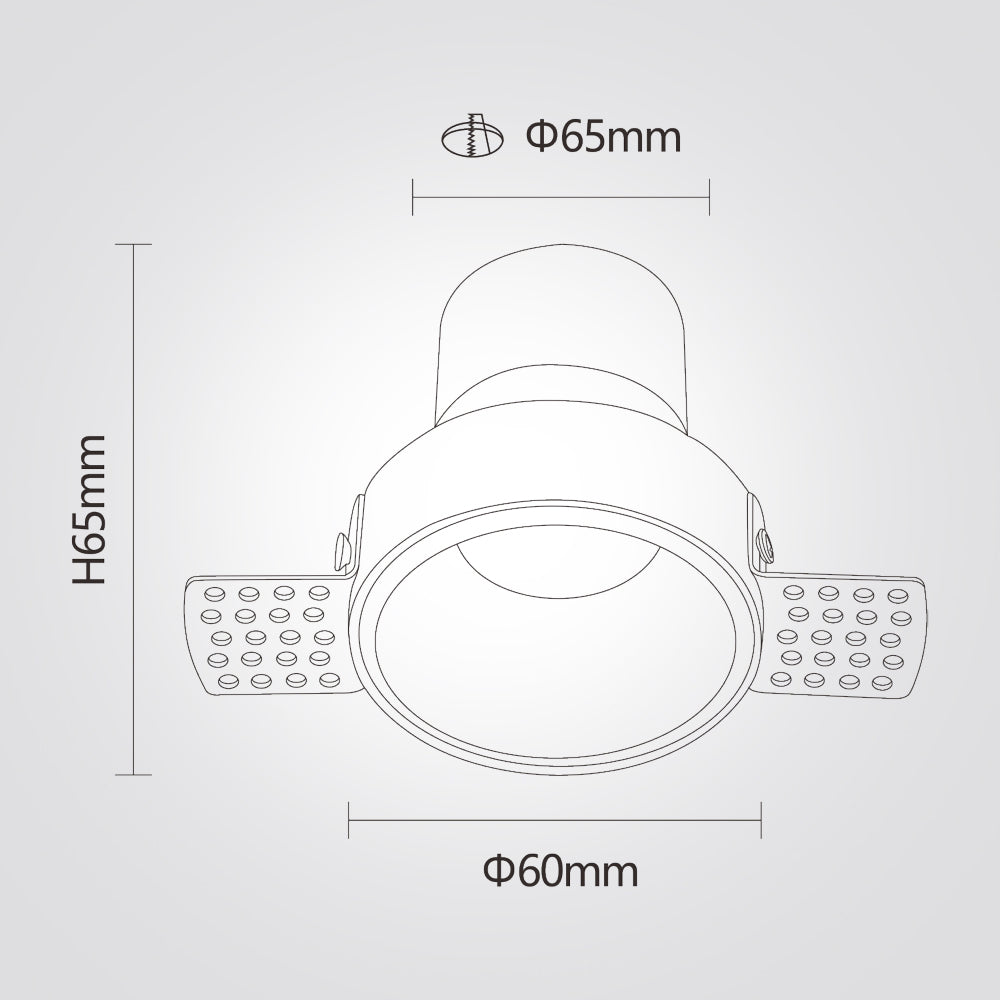 שקוע תקרה מדריד – 6W | CCT | לבן