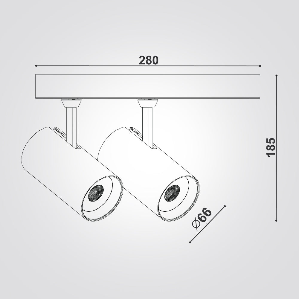 ספוט ספירות תקרה לד