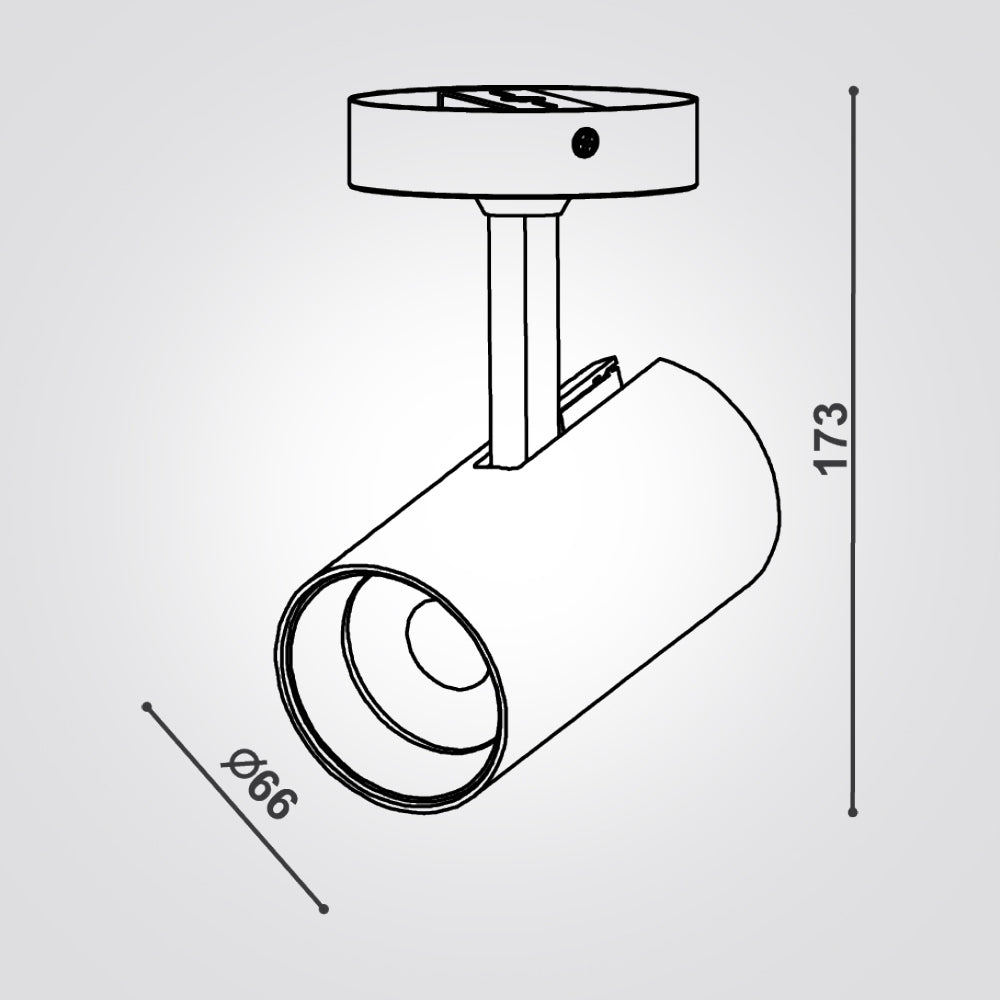 ספוט ספירות תקרה לד 10W