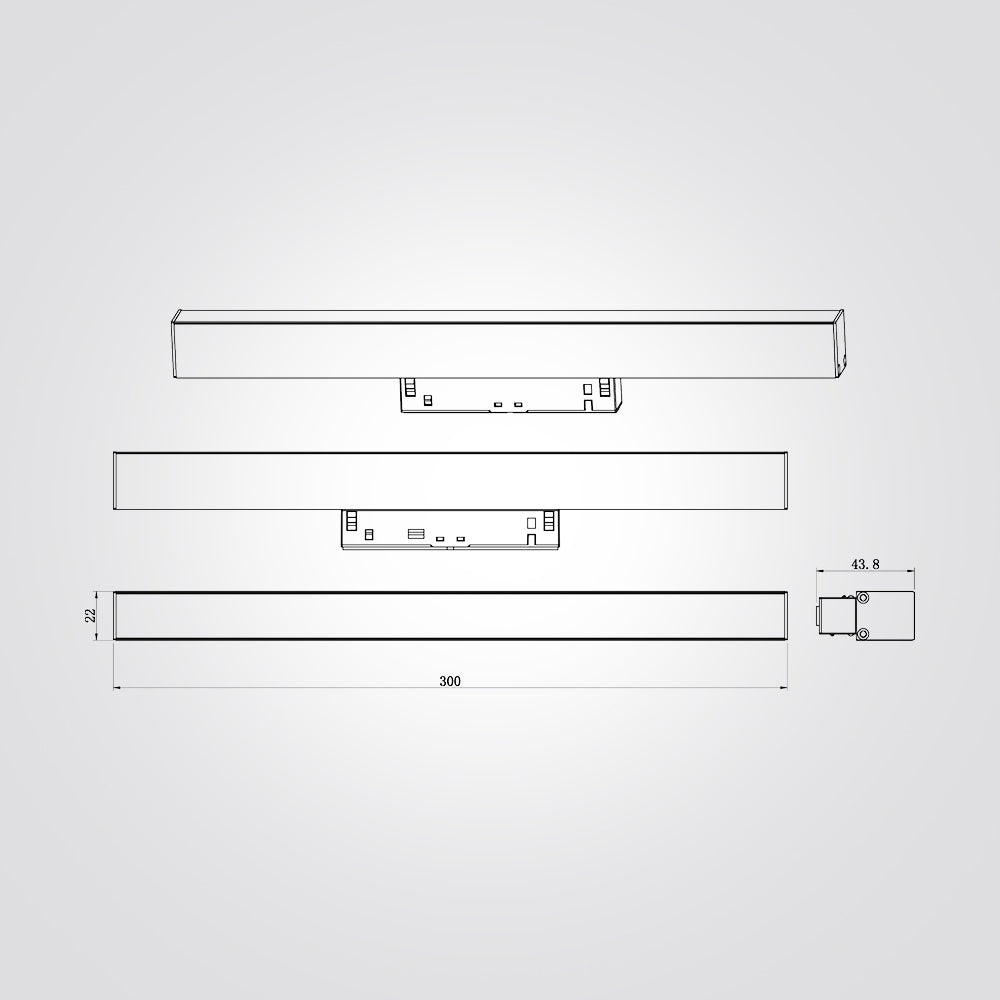 פס תאורה לפרופיל מגנט סאנו 30 ס"מ| 48V| 4000K