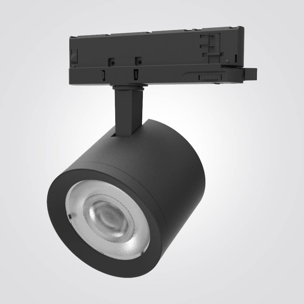 ספוט נוגה לפס צבירה חד פאזי שחור | CCT