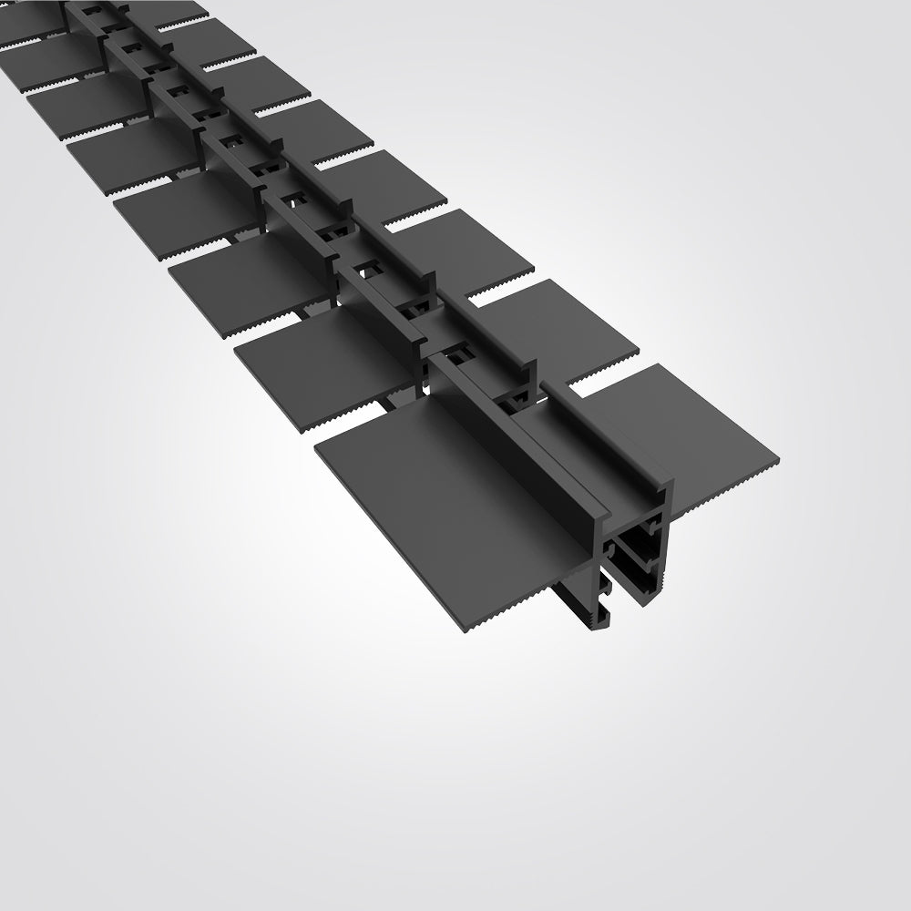 מסלול תאורה קשת למערכת מגנטית – סדרת לייזר | 1 מטר | Surface | Trimless