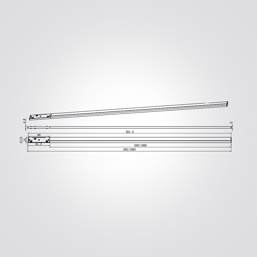 ג"ת ניאון גמיש למערכת מגנטית לייזר 24V שחור |לבן | 10W