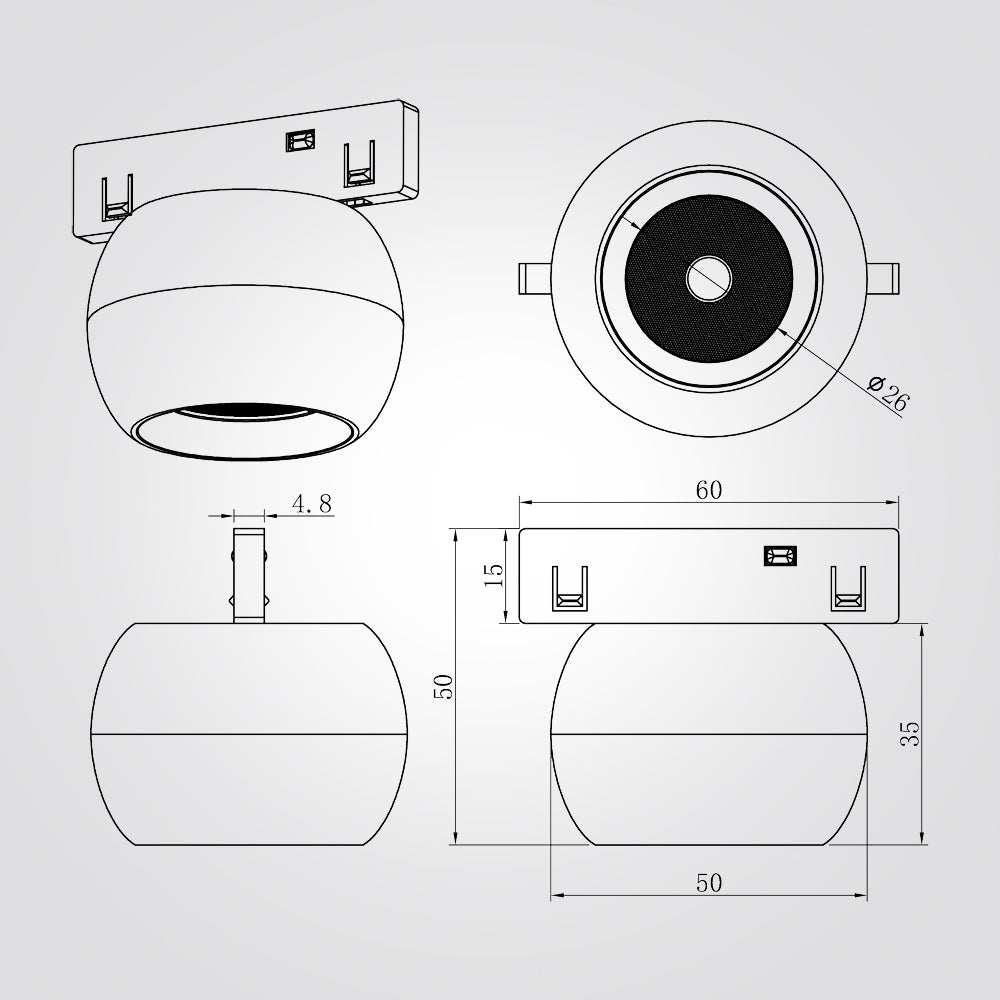 ג"ת למערכת מגנטית לייזר 24V 3W