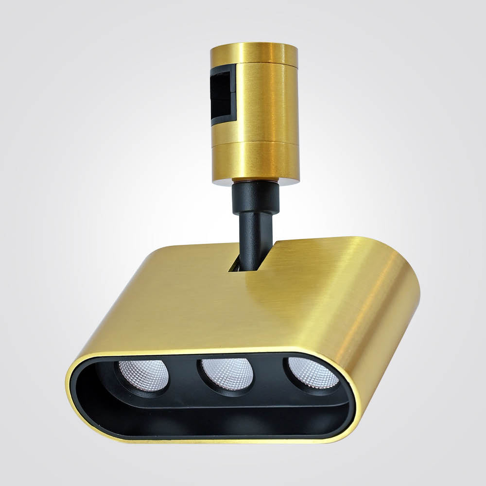 גוף תאורה למערכת מגנטית מג'יק 9W| פליז| 48V | דגם A