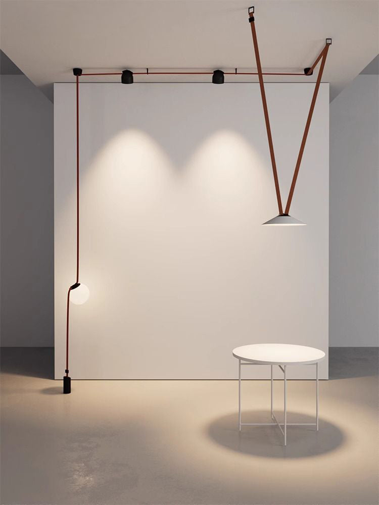 גוף תאורה למערכת מגנטית סוהו | 16W | שחור | 48V | קוטר 59.5 ס״מ