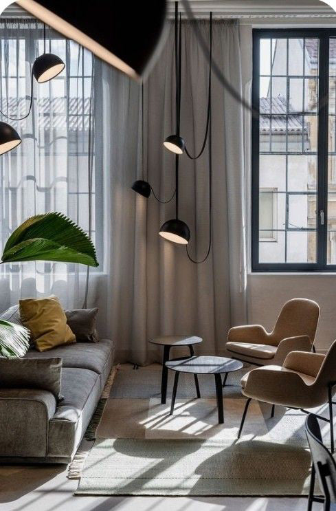 גוף תאורה למערכת מגנטית סוהו | 20W | שחור | 48V | קוטר 30 ס״מ