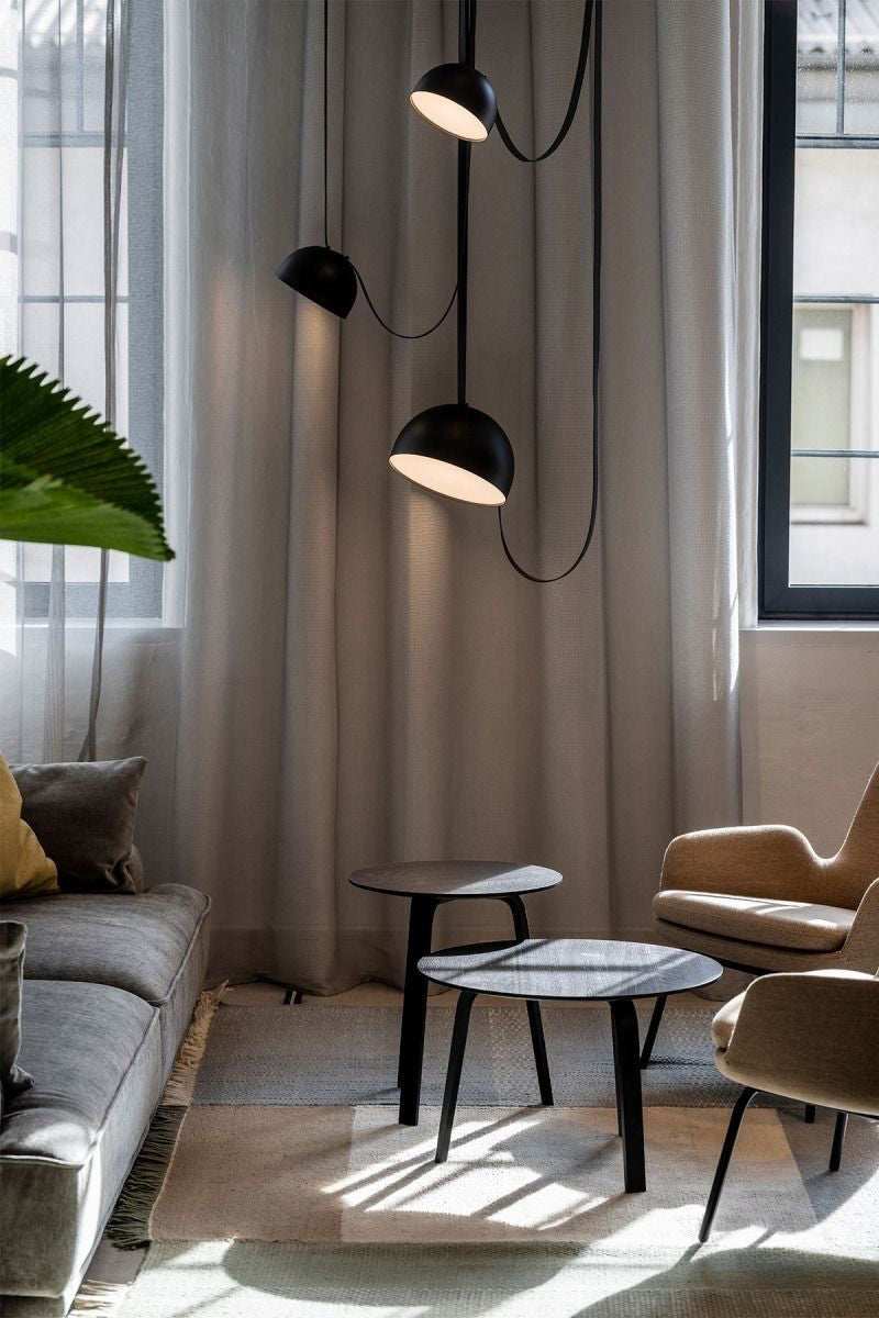 גוף תאורה למערכת מגנטית סוהו | 20W | שחור | 48V | קוטר 30 ס״מ