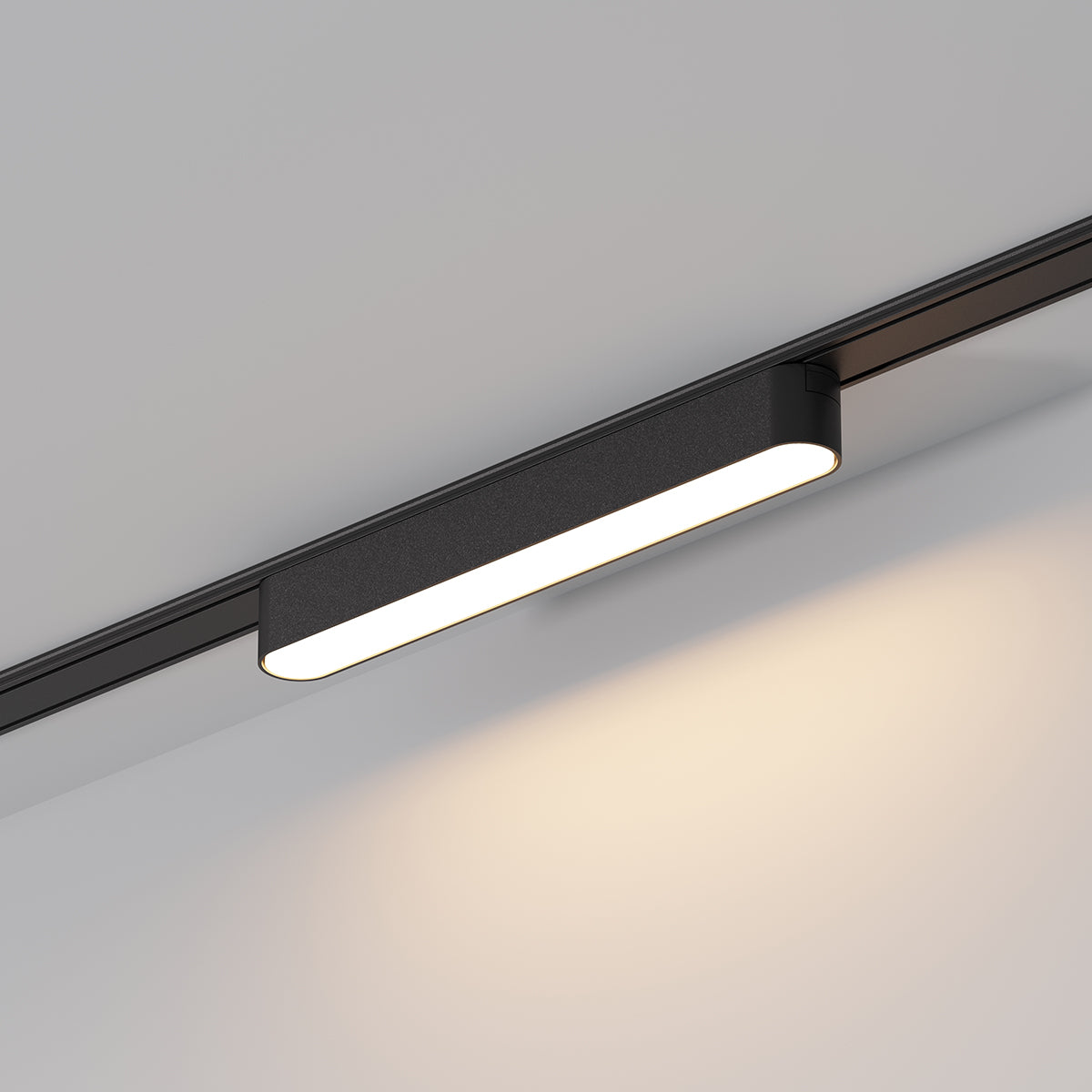 גוף תאורה למערכת תאורה מגנטית 12W| שחור| לבן| 48V