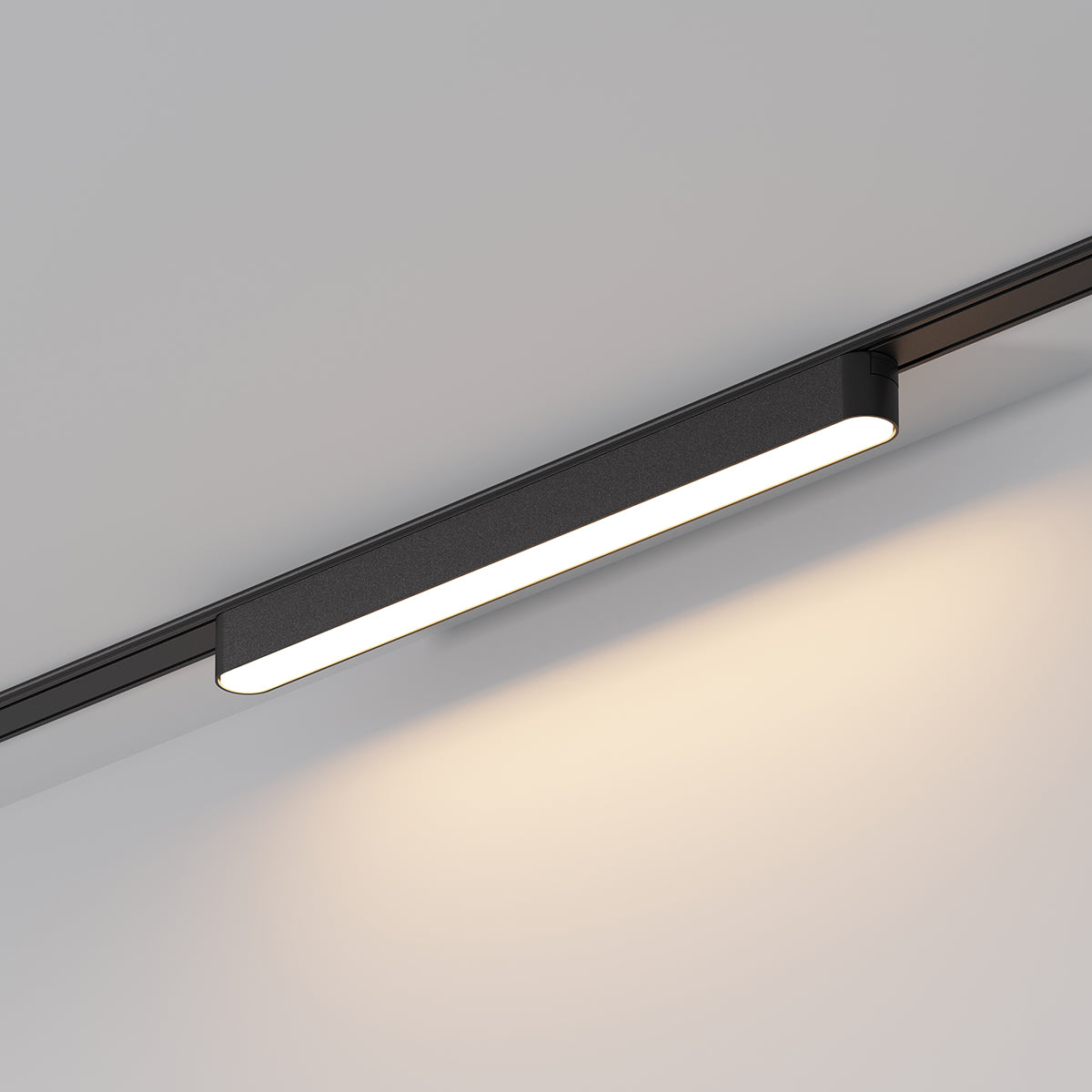 גוף תאורה למערכת תאורה מגנטית 16W| שחור| לבן| 48V