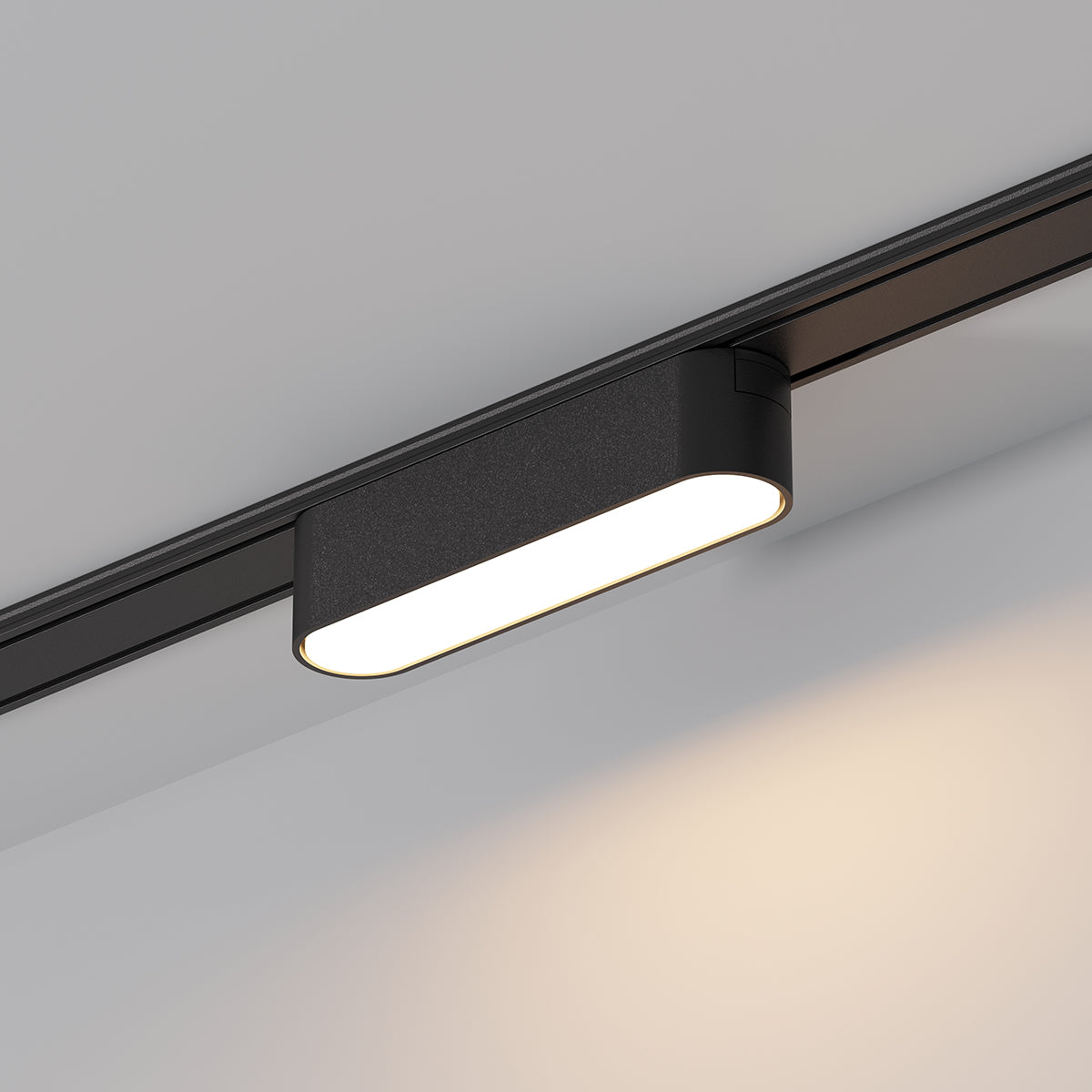 גוף תאורה למערכת תאורה מגנטית 6W| שחור| לבן| 48V