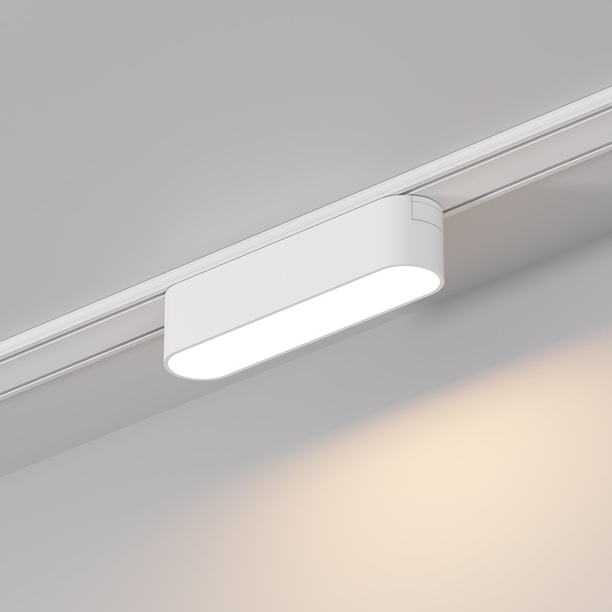 גוף תאורה למערכת תאורה מגנטית 6W| שחור| לבן| 48V