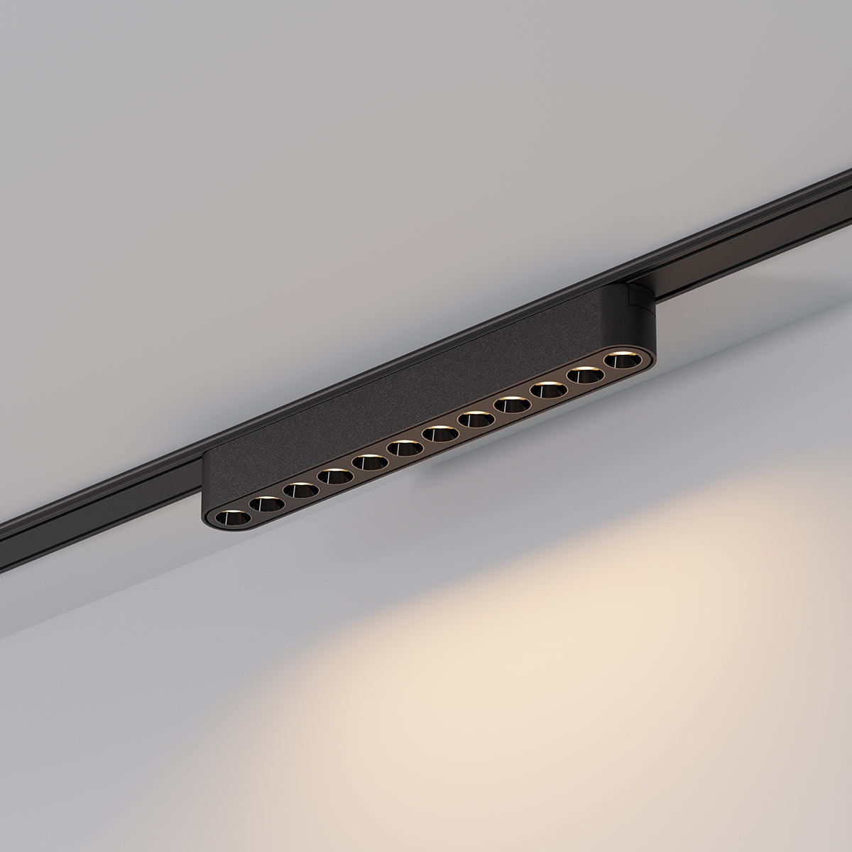 גוף תאורה עדשות למערכת תאורה מגנטית 12W| שחור| לבן| 48V