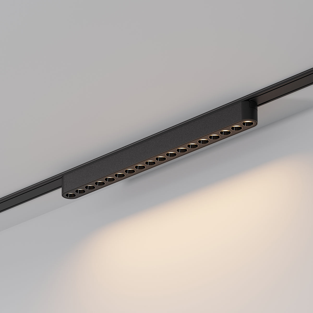 גוף תאורה עדשות למערכת תאורה מגנטית 16W| שחור| לבן| 48V