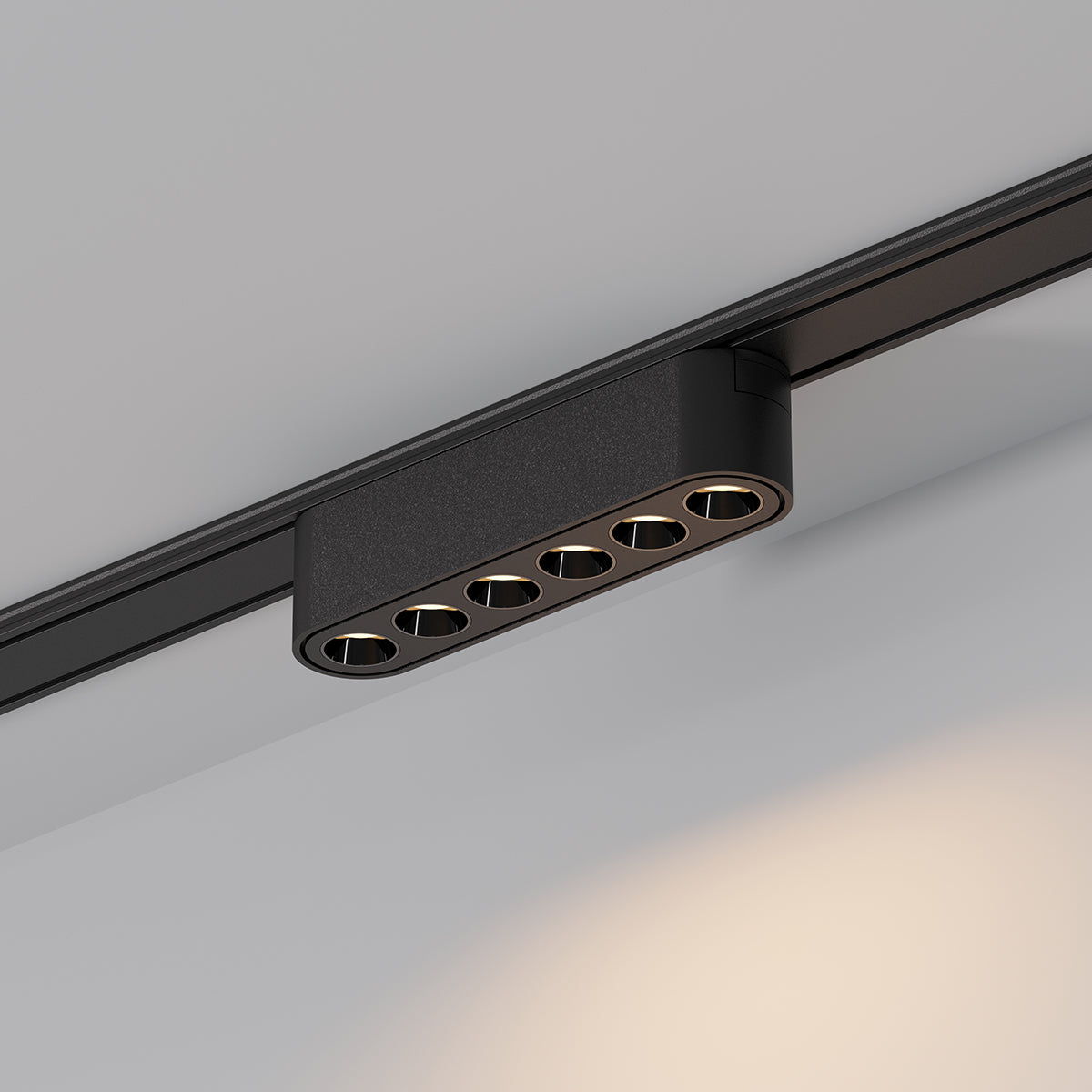 גוף תאורה עדשות למערכת תאורה מגנטית 6W| שחור| לבן| 48V