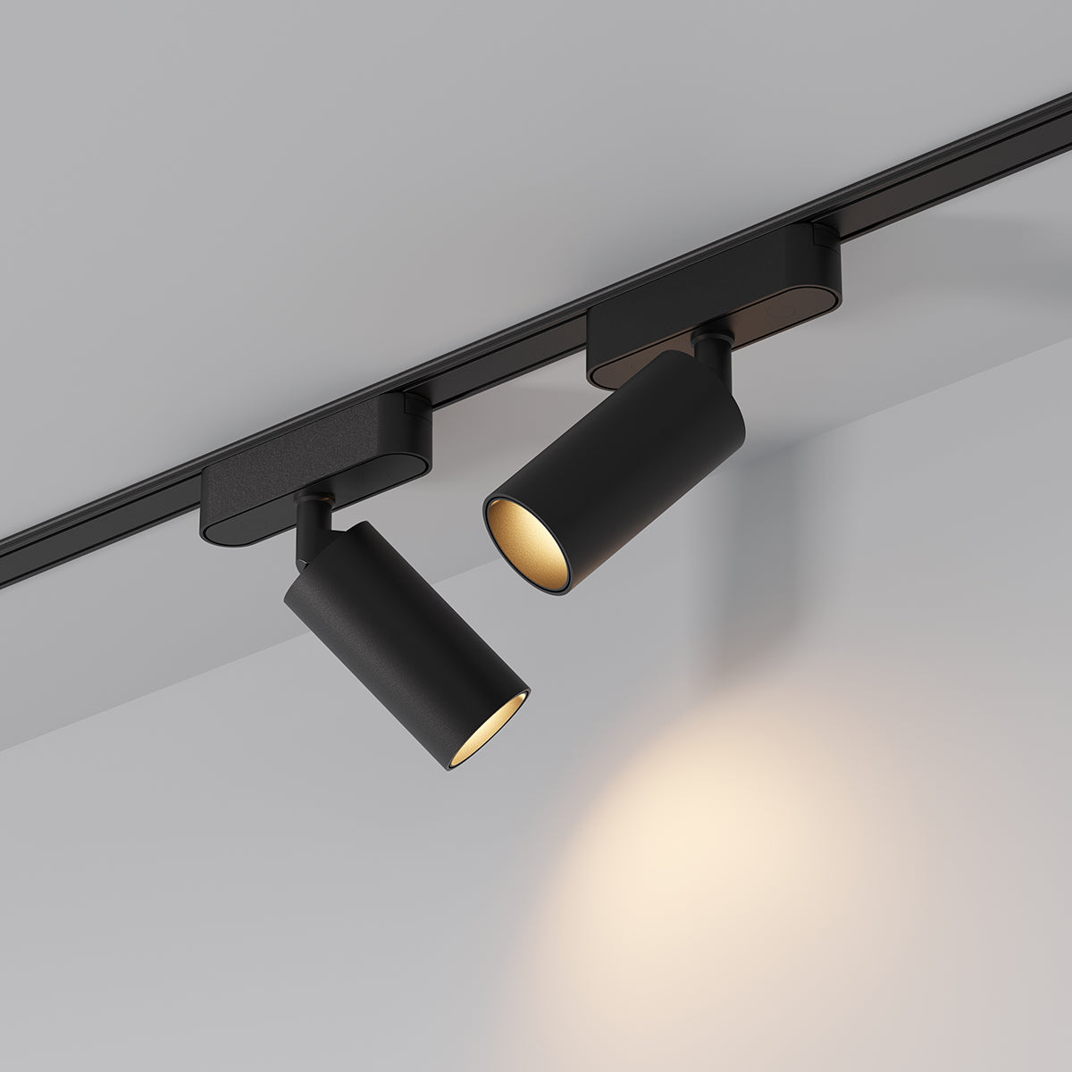 ספוט תאורה למערכת תאורה מגנטית 48V| 12W| שחור| לבן