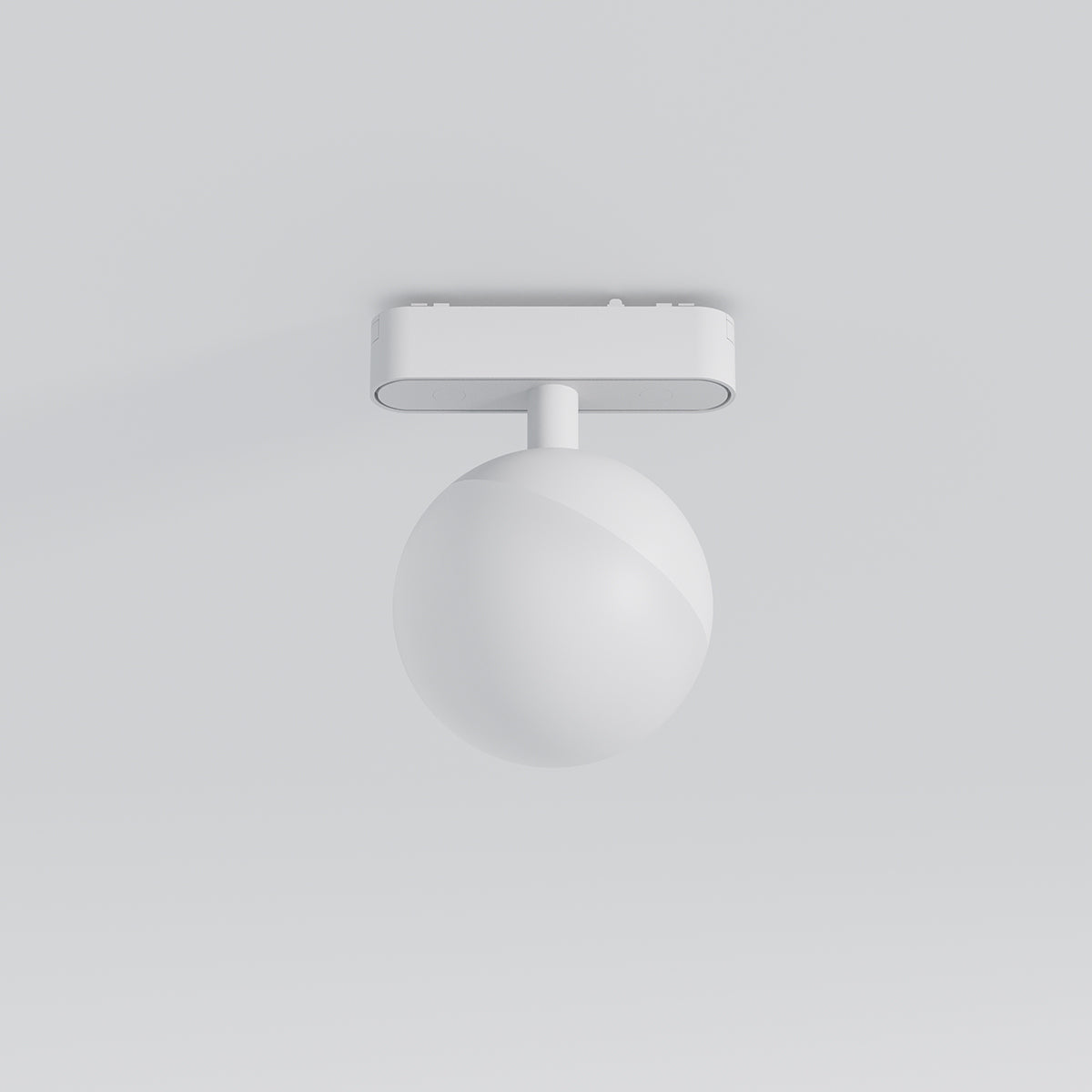 ספוט תאורה כדורי למערכת תאורה מגנטית 48V| 10W| שחור| לבן