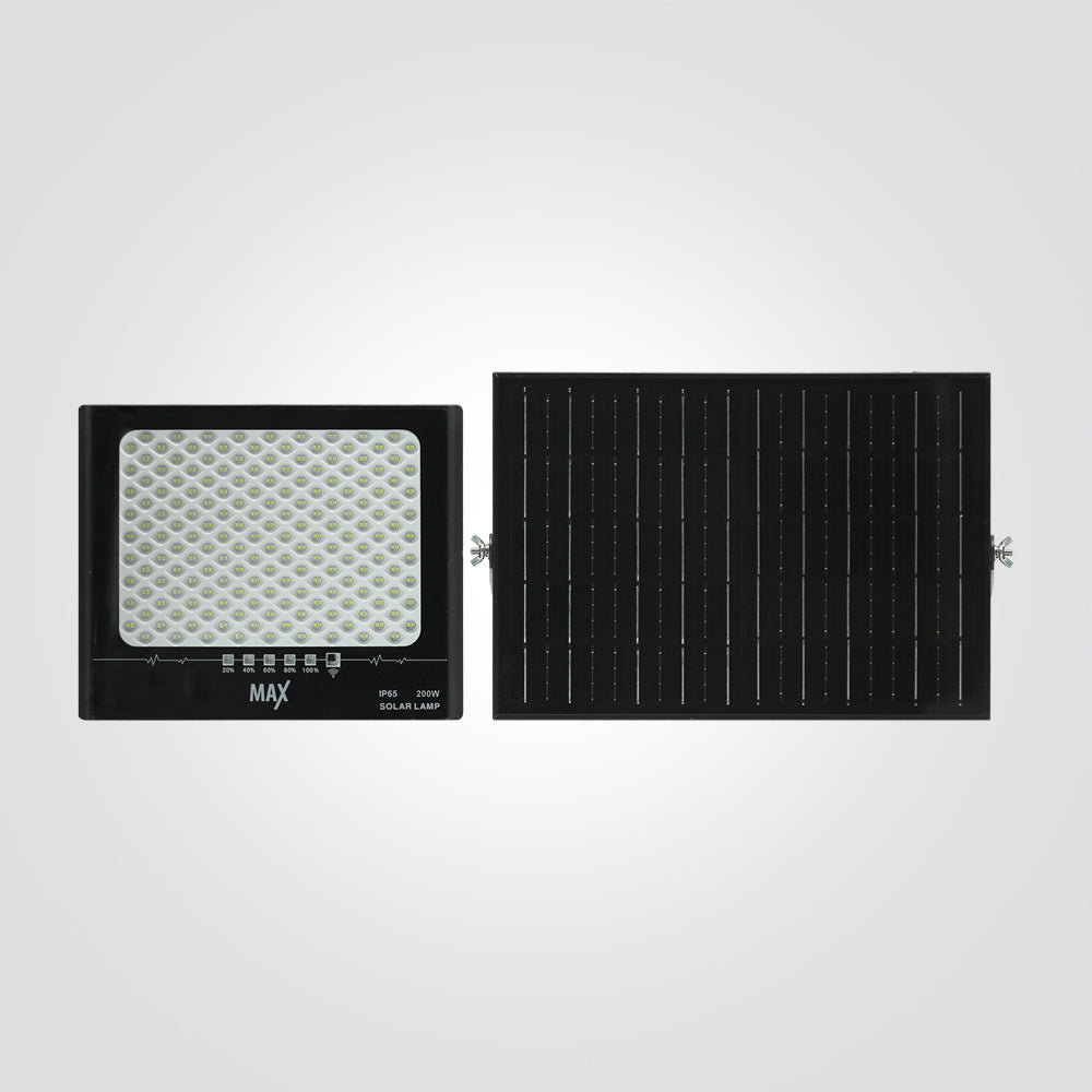 פנס הצפה סולארי – שחור | לבן – 50W / 100W / 200W